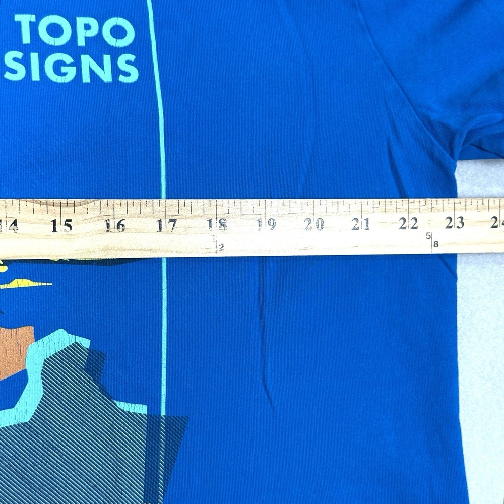 Topo Designs Shirt Mens XXL 2XL Moab Long Sleeve Graphic Organic Cotton Tee - Picture 11 of 12